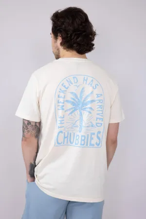 Chubbies Going In The Duffle T-Shirt for Men in Off White | 502251-07