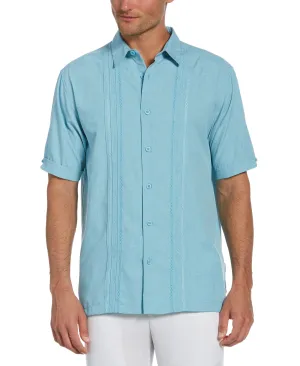 Geo Embroidered Panel Shirt