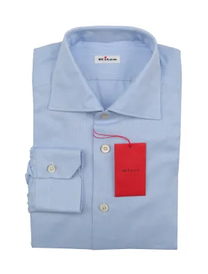 Kiton Light Blue Shirt - Slim
