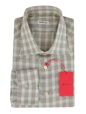 Kiton Light Green Shirt - Slim