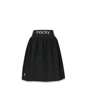 MACKY Golf: Unbalance Balloon Skirt - Black