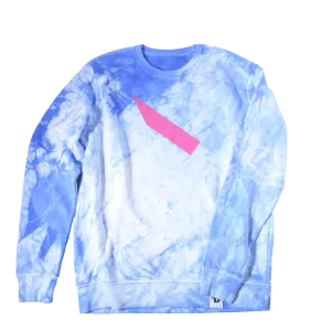 Sweater “Clouds” - sky blue