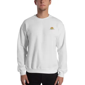 Sweatshirt with embroidery Aeschynanthus